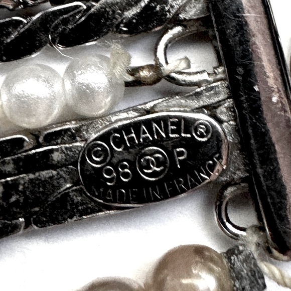 ✨Rare Stunning 1920’s Style Vintage Art Deco CHANEL Silver Choker Necklace 💥 - Picture 12 of 17